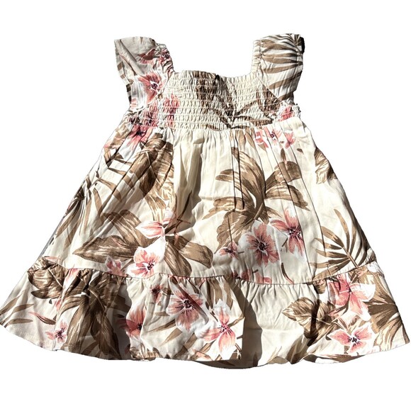 The Children's Place Other - Childrens Place Dress 6 9 month Hawaii floral girls Summer Party
